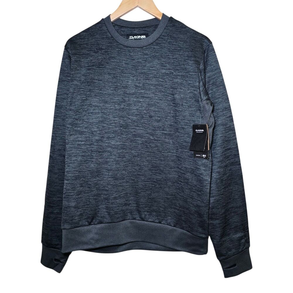 Dakine Liberator LW Crewneck Men's Medium Fleece Lined Black Heather NWT